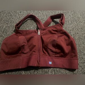 Shefit ultimate sports bra. Burgundy sz. 2luxe